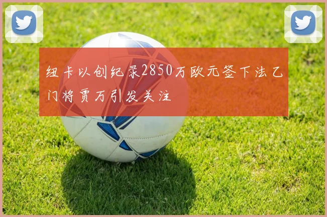 纽卡以创纪录2850万欧元签下法乙门将贾万引发关注